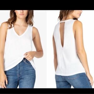 Beyond Yoga PINK Women’s Boyfriend Jersey V-Neck Tank in Light Pink Size XS